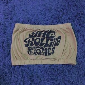 The Rolling Stones sleeveless top
